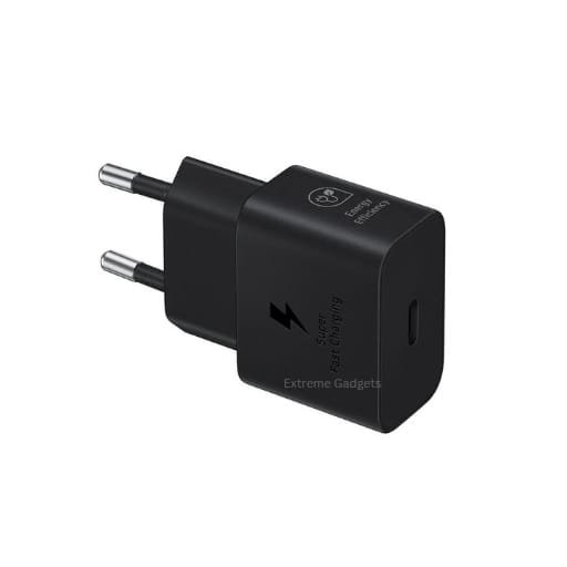 Samsung 25W PD Charger Super Fast Charge EU/3PIN-UK (Energy Efficiency) Low Standby