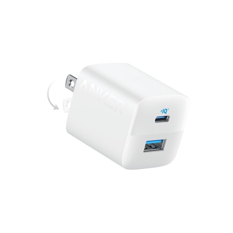 Anker 323 (33W) Foldable Dual Port 2-in-1 Charger – A2331