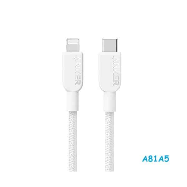 Anker 310 USB C to Lightning Cable (Braided) – 60W Max (A81A5)