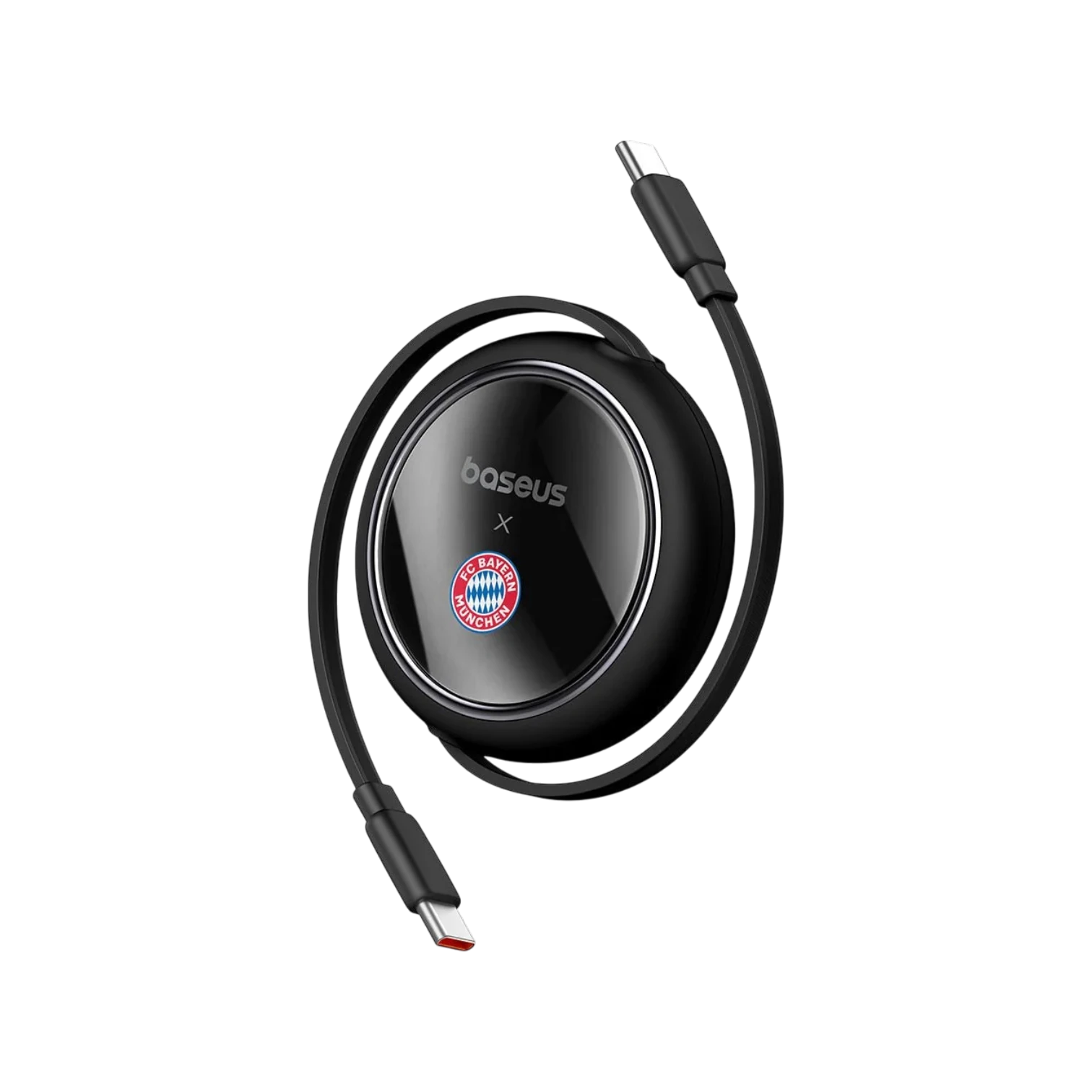 Baesus FC Bayern Free2Pull Mini Retractable USB-C Cable 100W