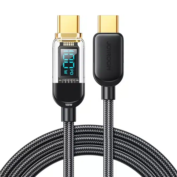 JOYROOM 100W Digital Display Type-C to Type-C Charging Cable
