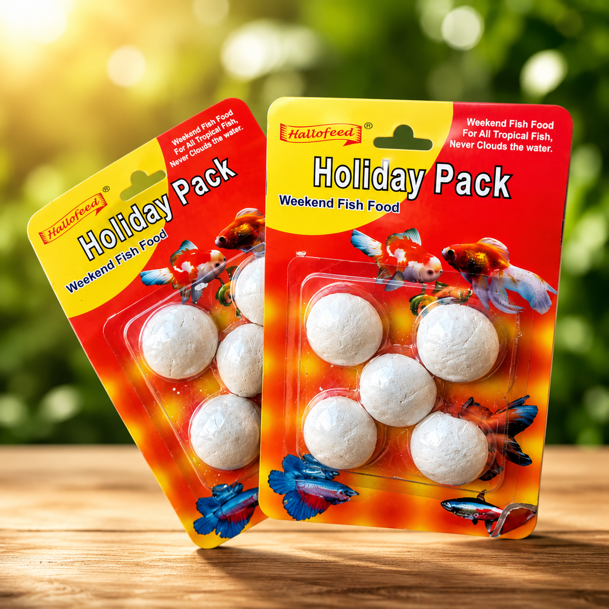 Holiday Pack Weekend Fish Food for Tropical Fish | Long Lasting Aquarium Fish Feed