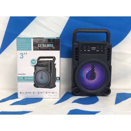 GTS-1360 Extra Bass Bluetooth Speaker Mini style 3 inch TWS,FM,USB audio player