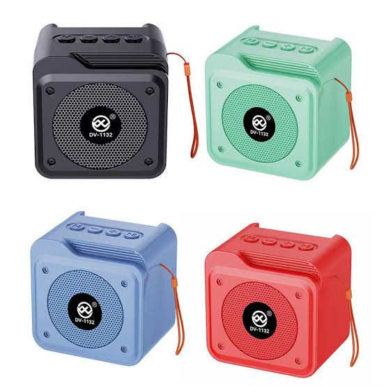 DV-1132 Mini Pure Bass Wireless Bluetooth Speaker Portable USB TF Speaker