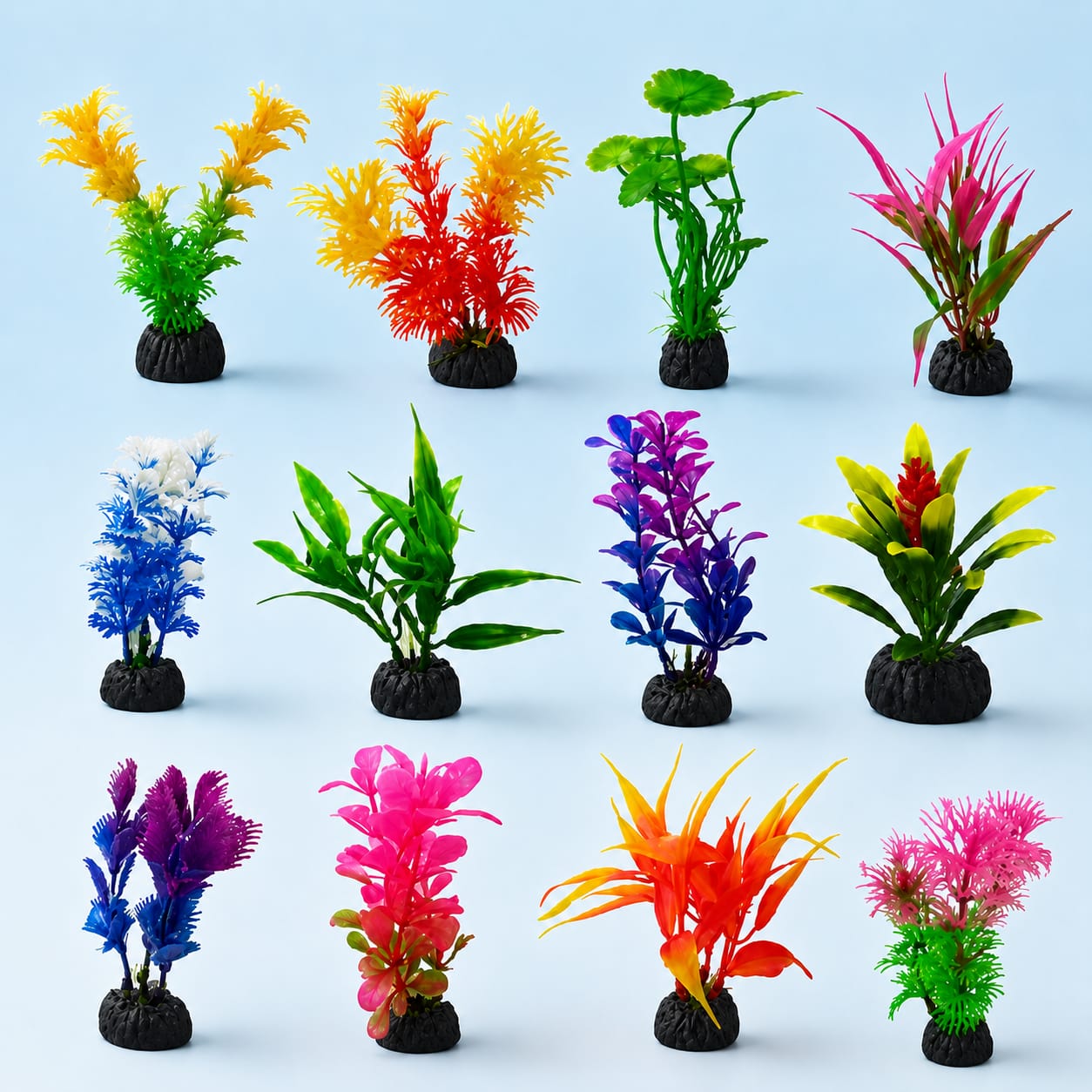 Aquarium Decoration Plant (4 Inch)