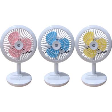 Duration Power DP-7632 Rechargeable Portable Fan With LED Light