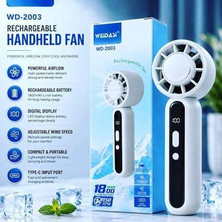WEIDASI Handheld Rechargeable Turbo Fan WD 2003